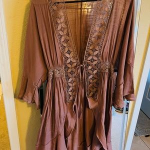 Cardigan size medium papaya